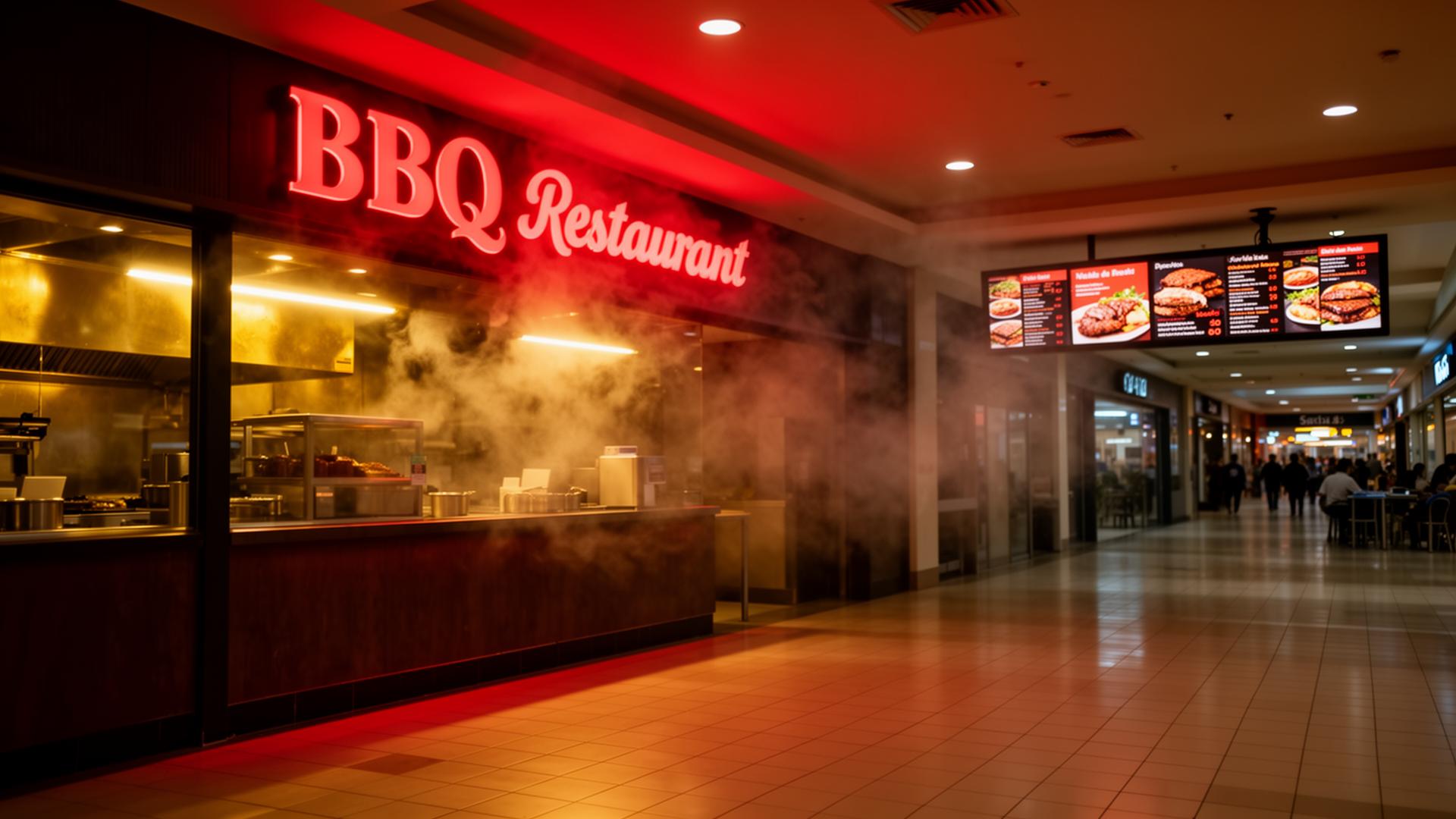 Slap Yo Self BBQ storefront inside Marion Centre Mall — best food truck near me
